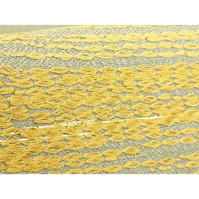 平和屋本店○最高級 龍村平蔵製 太鼓柄 本袋帯 木目錦 金糸 逸品