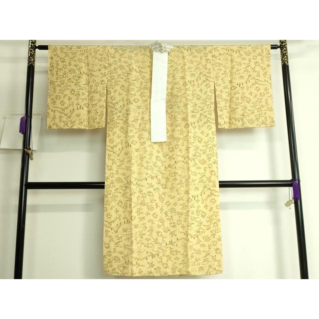 平和屋着物●長襦袢　無双仕立て　鳥獣戯画　正絹　逸品　AABF0514fy 平和屋着物○長襦袢 無双仕立て 枝桜 やまと誂製 正絹 逸品 AABI0496ph