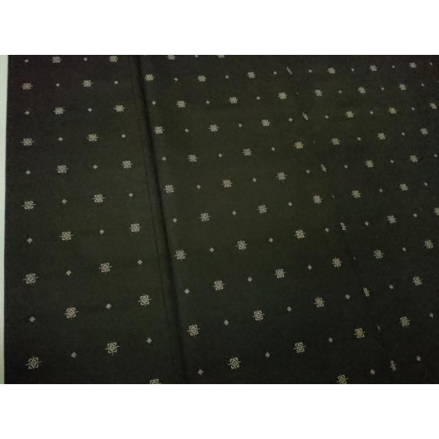 平和屋本店●極上　本場大島紬　9マルキ　黒地　逸品　DZAB3268kh6_5