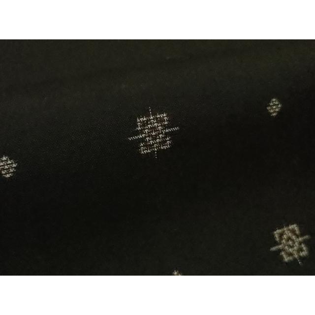 平和屋本店●極上　本場大島紬　9マルキ　黒地　逸品　DZAB3268kh6_7