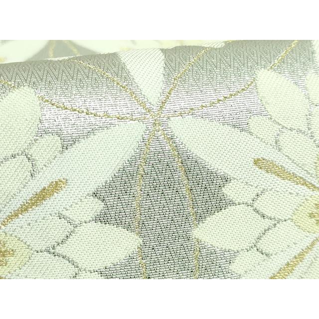 平和屋本店●最高級　人間国宝　北村武資　煌彩錦　六通柄袋帯　花菱文　金銀糸　逸品　DZAB3344kh6_4