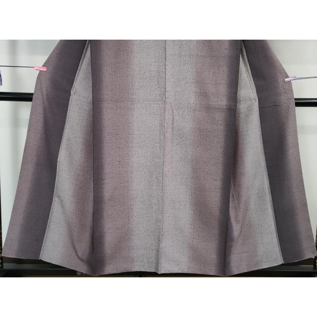 平和屋本店●極上　染織の名門　しょうざん 生紬　間道　証紙付き　逸品　DZAB3445kh6_4
