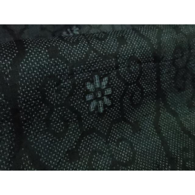 平和屋本店＊極上　夏物　重要無形文化財　本場宮古上布　苧麻　花菱文　逸品　DZAB3777kh6