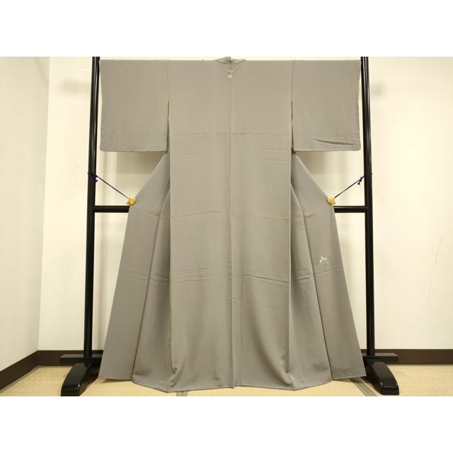 平和屋着物●極上　本草木染作家　啓圓　色無地　濃い胡桃染色　逸品　未使用　DZAB3884kh6 平和屋着物○極上 本草木染作家 啓圓 色無地 濃い胡桃染色 逸品 未使用