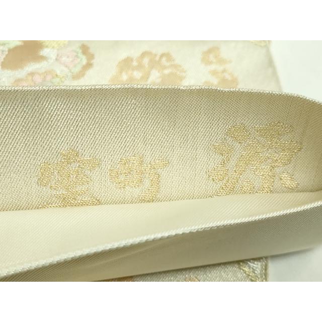 平和屋着物○極上 創業280年 誉田屋源兵衛 六通柄袋帯 正倉院花文 金