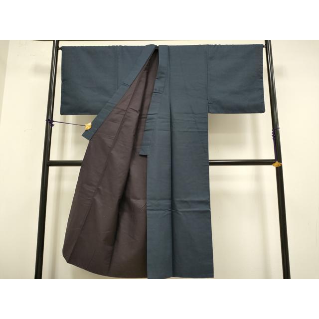 平和屋着物●極上　男性　お召　アンサンブル　キングサイズ　長羽織　羽裏・虎　逸品　DZAB4734kh6 平和屋着物○極上 男性 お召 アンサンブル キングサイズ 長羽織 羽裏
