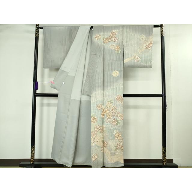 平和屋本店○極上 中国三大刺繍 スワトウ刺繍 訪問着 駒刺繍 作家物 