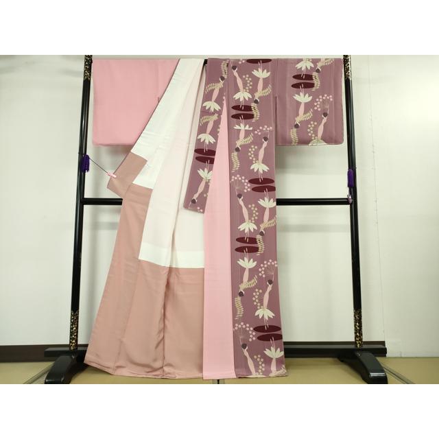 平和屋本店●極上　京都の老舗呉服メーカー ODASHO　小田章　訪問着　片身替わり　Marie CAILLOU　逸品　未使用　DZAB4910kh6 平和屋本店○極上 京都の老舗呉服メーカー ODASHO 小田章 訪問着 片身
