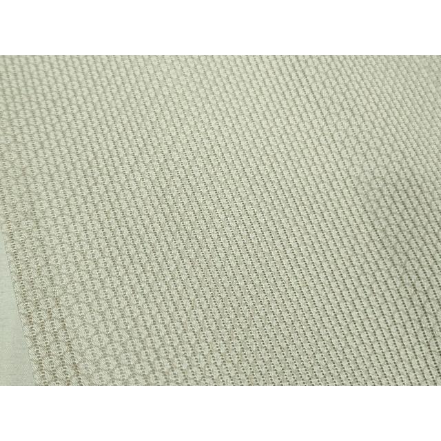 平和屋本店＊極上 夏物 江戸小紋 両面染 縦絽 網目文 枯野色×潤色 逸品