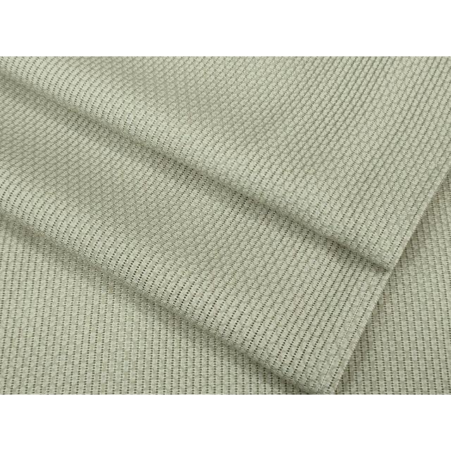 平和屋本店＊極上 夏物 江戸小紋 両面染 縦絽 網目文 枯野色×潤色 逸品