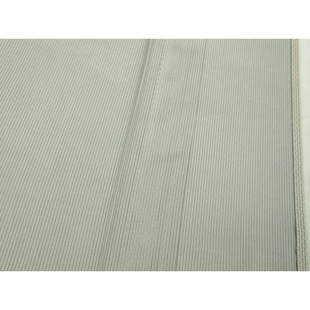 平和屋本店＊極上 夏物 江戸小紋 両面染 縦絽 網目文 枯野色×潤色 逸品