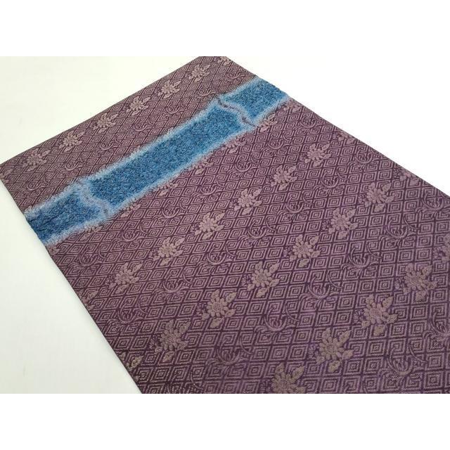 平和屋本店●極上　初代　久保田一竹　幻の辻が花　太鼓柄袋帯　金通し地　逸品　DZAB5707kh6_8