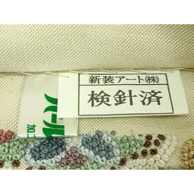 平和屋本店●極上　中国三大刺繍　相良刺繍　総刺繍　袋帯　正倉院花文　金糸　逸品　DZAB5710kh6_6