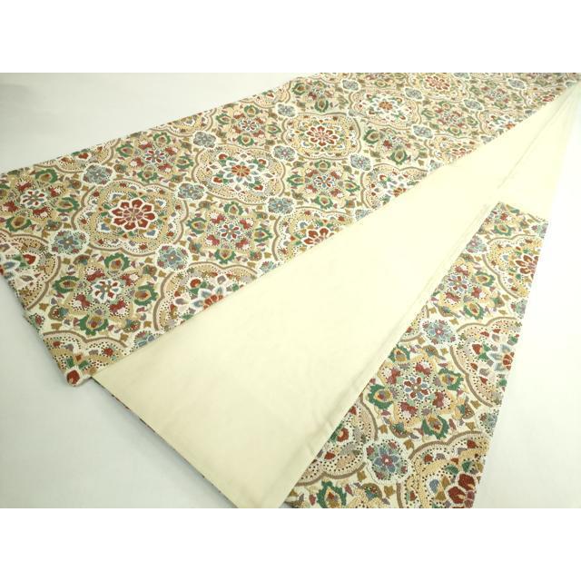 平和屋本店●極上　中国三大刺繍　相良刺繍　総刺繍　袋帯　正倉院花文　金糸　逸品　DZAB5710kh6_9