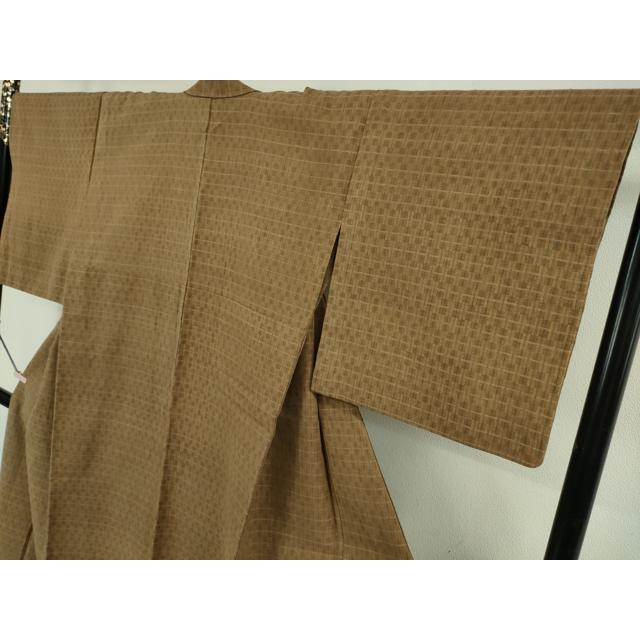 平和屋本店▽希少　国指定無形文化財　丹波布　単衣　銀座越後屋　たとう紙付き　逸品　DZAB5847kh6_2