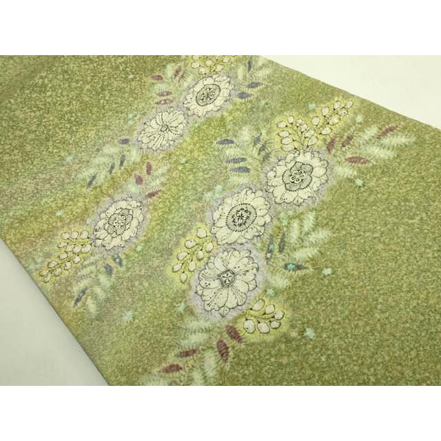 平和屋本店●最高級　初代　久保田一竹　幻の辻が花　太鼓柄袋帯　金通し地　逸品　DZAB6413kh6_1