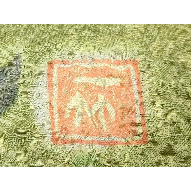 平和屋本店●最高級　初代　久保田一竹　幻の辻が花　太鼓柄袋帯　金通し地　逸品　DZAB6413kh6_6