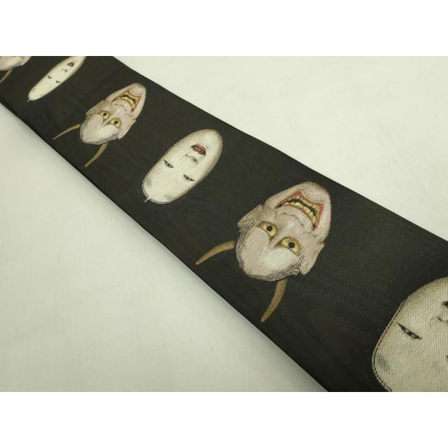 平和屋着物●極上　男性　角帯　般若　能　黒地　逸品　DZAB6686kh6 平和屋着物○極上 男性 角帯 般若 能 黒地 逸品 DZAB6686kh6 | ヤマダ
