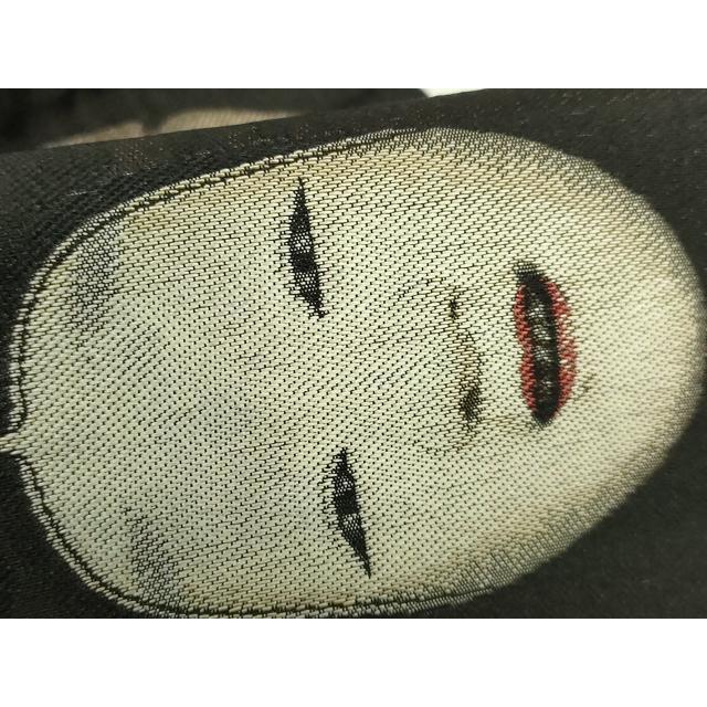 平和屋着物○極上 男性 角帯 般若 能 黒地 逸品 DZAB6686kh6 | ヤマダ