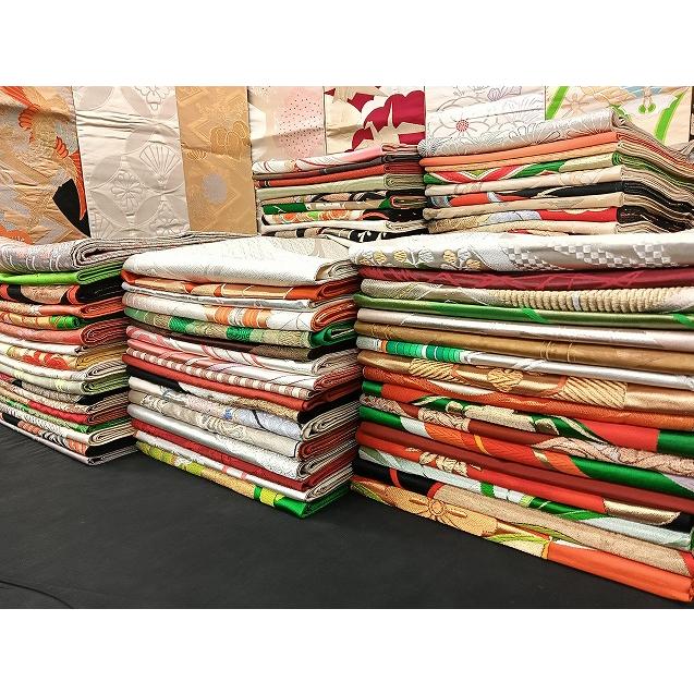 平和屋着物□袋帯 西陣 まとめて100点 鳳凰 向かい鶴 折り鶴 尾長鳥