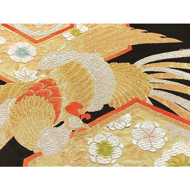平和屋着物□袋帯 西陣 まとめて100点 鶴 孔雀 鴛鴦 尾長鳥 人物 蝶