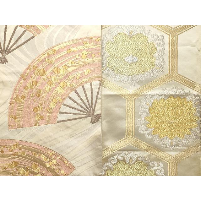 平和屋本店■袋帯 西陣 まとめて100点 鶴 蝶 風景 更紗 花柄 宝相華 楽器 佐賀錦 金銀糸 など 着用可能多数 未使用品あり 全て正絹 se3445