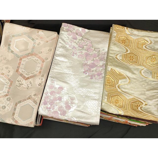 平和屋本店□袋帯 西陣 まとめて100点 鳳凰 鴛鴦 蝶 花柄 宝相華 楽器