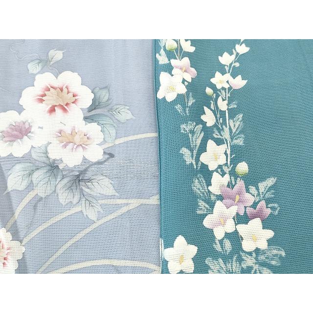 平和屋本店■夏物 訪問着 絽 紗 まとめて20点 孔雀 花柄 友禅 手描き 金彩 着用可能多数 全て正絹 se3801 平和屋本店□夏物 訪問着 絽 紗 まとめて20点 孔雀 花柄 友禅 手描き