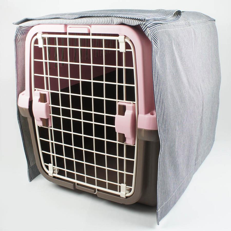 ペット キャリー 目隠し イージーカバー クレートカバー ヒッコリー