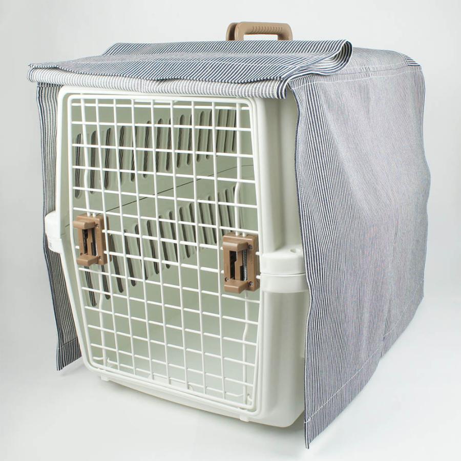 ペット キャリー 目隠し イージーカバー クレートカバー ヒッコリー