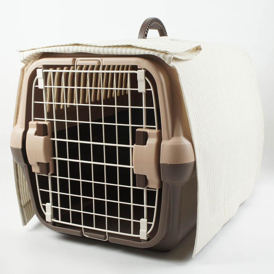 ペット キャリー 目隠し イージーカバー クレートカバー ベージュ