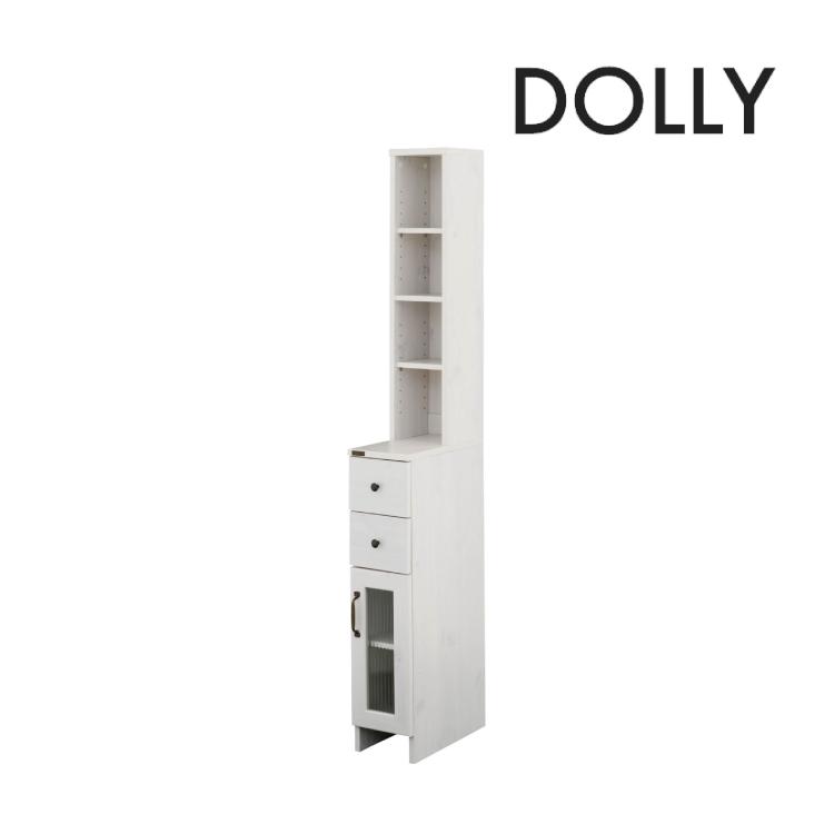 直送 収納 棚 DOLLY 隙間収納ラック DOK160 全3サイズ 高さ調節 家具 キッチン オープンラック 引き出し 収納棚 新生活の画像