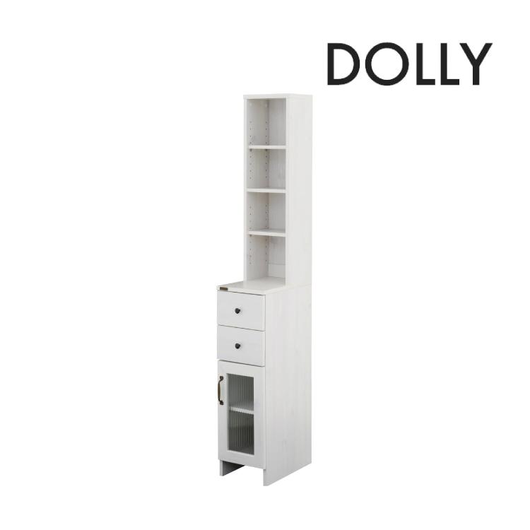 直送 収納 棚 DOLLY 隙間収納ラック DOK160 全3サイズ 高さ調節 家具 キッチン オープンラック 引き出し 収納棚 新生活の画像