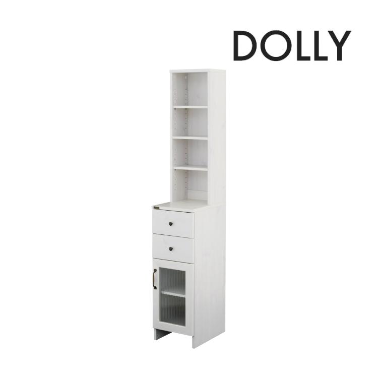 直送 収納 棚 DOLLY 隙間収納ラック DOK160 全3サイズ 高さ調節 家具 キッチン オープンラック 引き出し 収納棚 新生活の画像