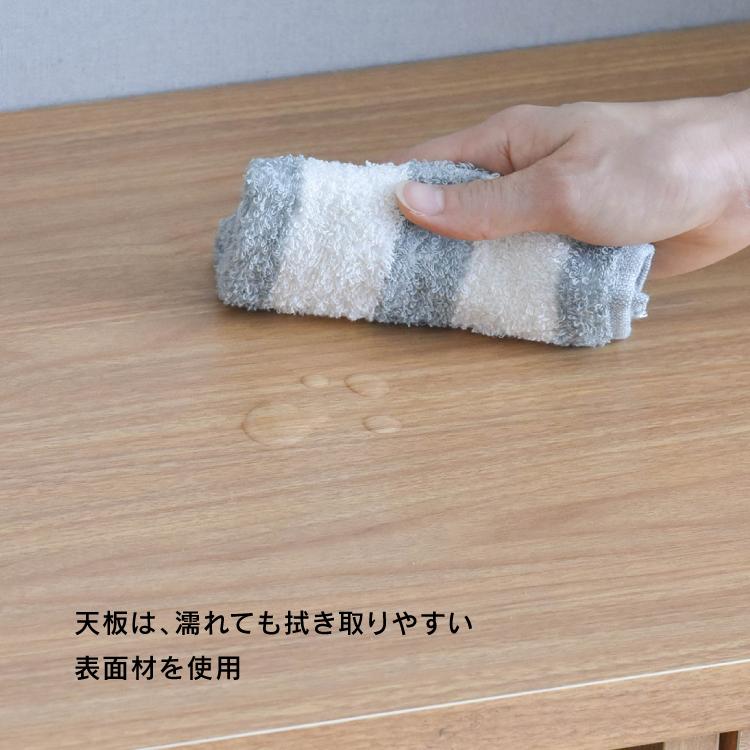直送 レンジ棚 LAFIKA レンジボード LF90-90L 全2色 高さ調節 家具 キッチン オープンラック 引き出し 収納棚 新生活