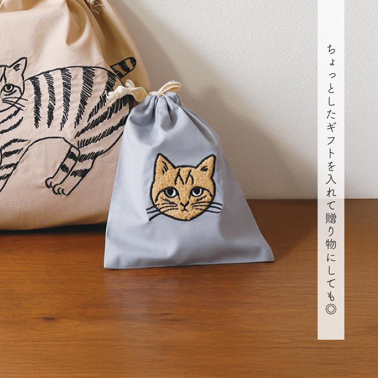 松尾ミユキ 爆買 巾着 刺繍ドローストリングバッグ S 全4種 Matsuo