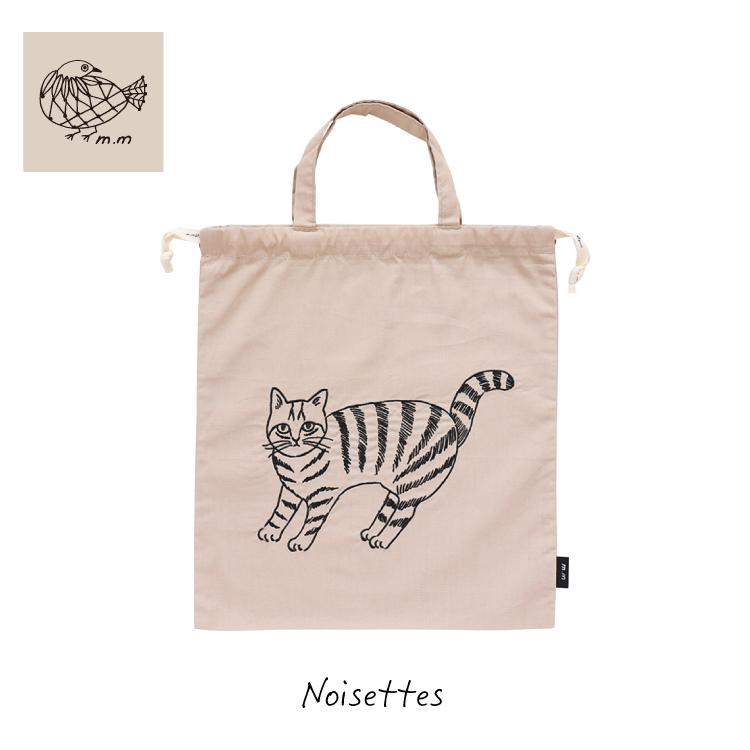 松尾ミユキ トートバッグ 刺繍ドローストリングバッグ L 全4種 Matsuo