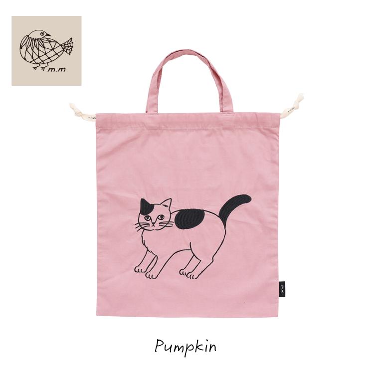 松尾ミユキ トートバッグ 刺繍ドローストリングバッグ L 全4種 Matsuo