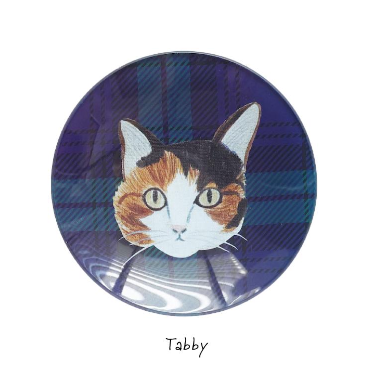 松尾ミユキ お皿 | ガラスプレート S 全4種 | Φ16cm Matsuo Miyuki 猫