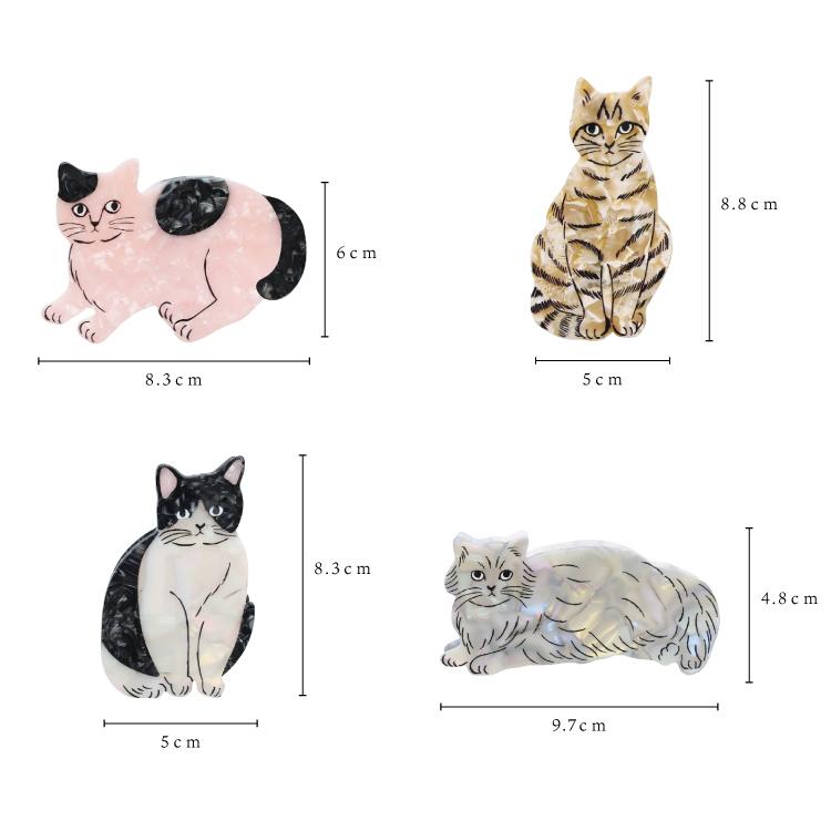 松尾ミユキ 爆買 Matsuo Miyuki キャットヘアクリップ 全4種 猫 ねこ