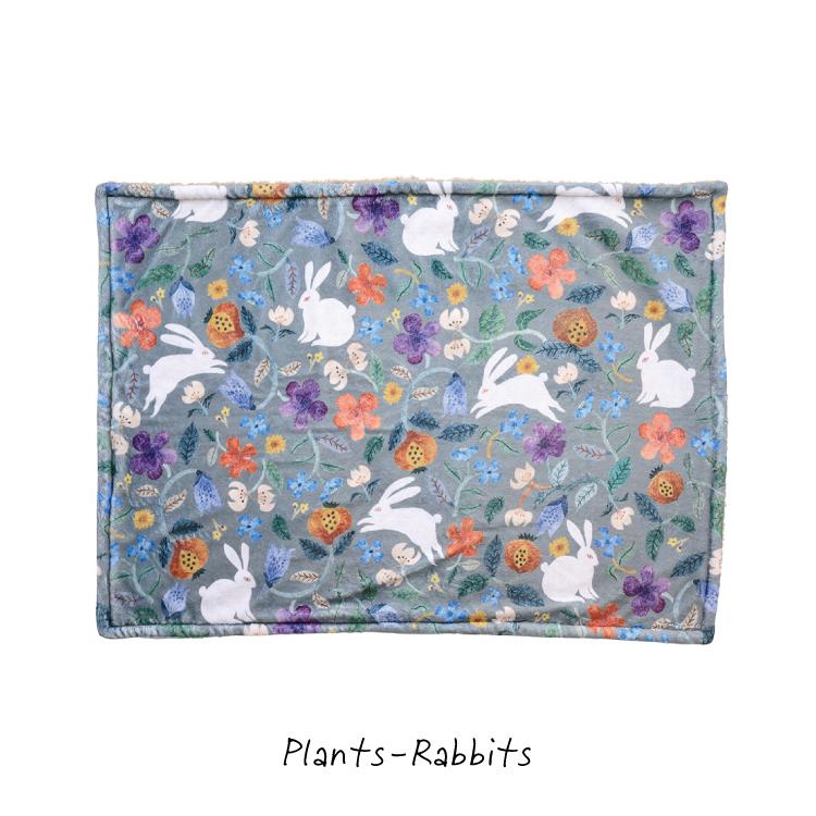 松尾ミユキ 爆買 毛布 Matsuo Miyuki ボアブランケット Plants 全3種