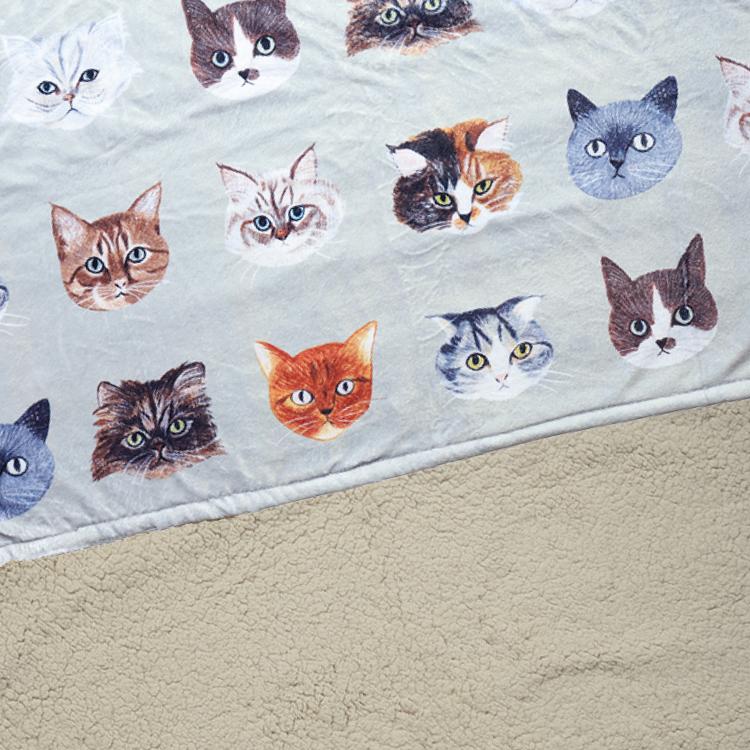 松尾ミユキ 爆買 毛布 Matsuo Miyuki ボアブランケット Cat 全4種