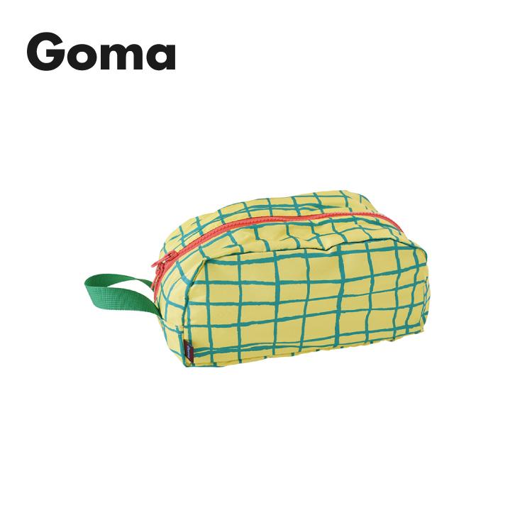 ポーチ 小物入れ / Goma ポーチM 全4種 ティッシュケース 持ち手付き 