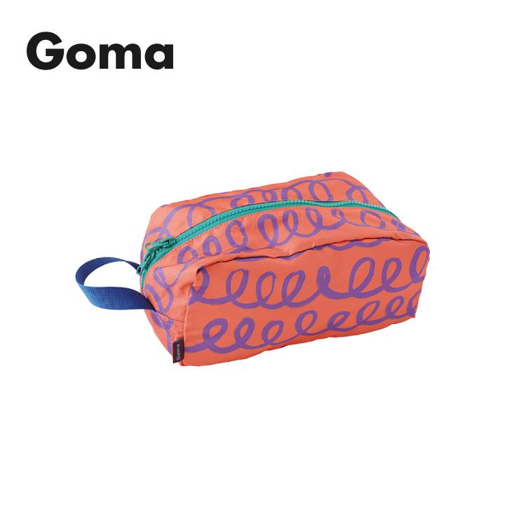 ポーチ 小物入れ / Goma ポーチM 全4種 ティッシュケース 持ち手付き 
