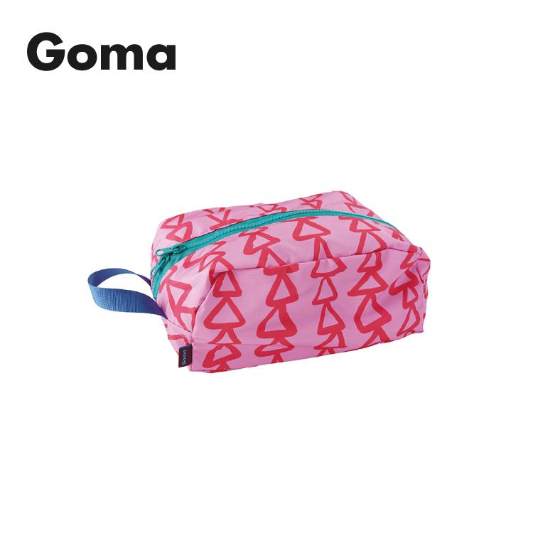 ポーチ 小物入れ / Goma ポーチM 全4種 ティッシュケース 持ち手付き 