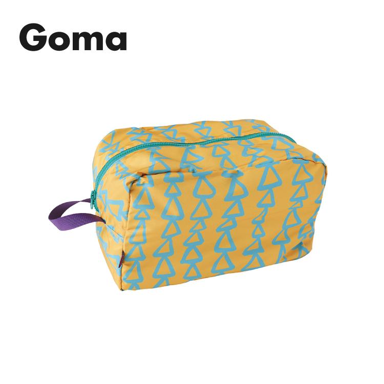 爆買 ポーチ 仕分けポーチ 大きめ Goma ポーチL 全3種 持ち手付き ゴマ