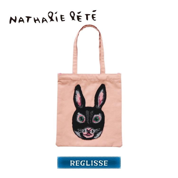 【未使用】【レア】ブルックラディ ロゴ入りトートバッグ Nathalie Lete（ナタリーレテ） 爆買 ミ二トート ふわふわミニバッグ