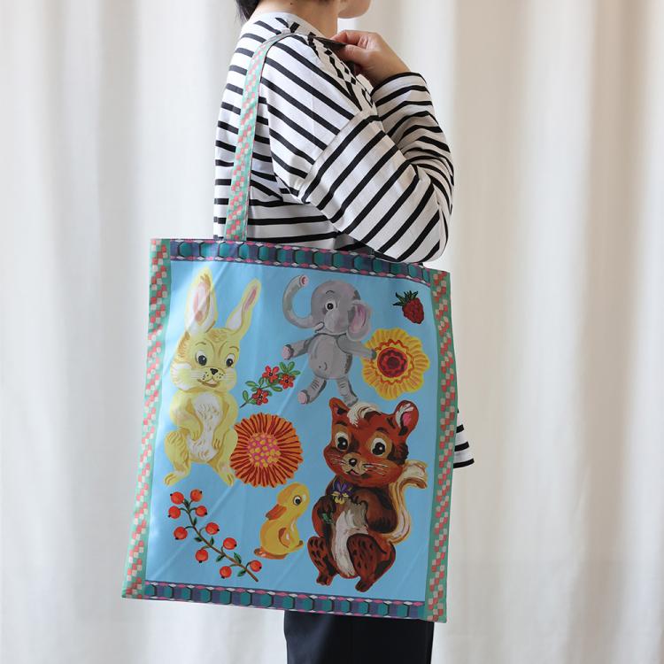 Nathalie Lete（ナタリーレテ） 大きめ エコバッグ / ポケッタブル