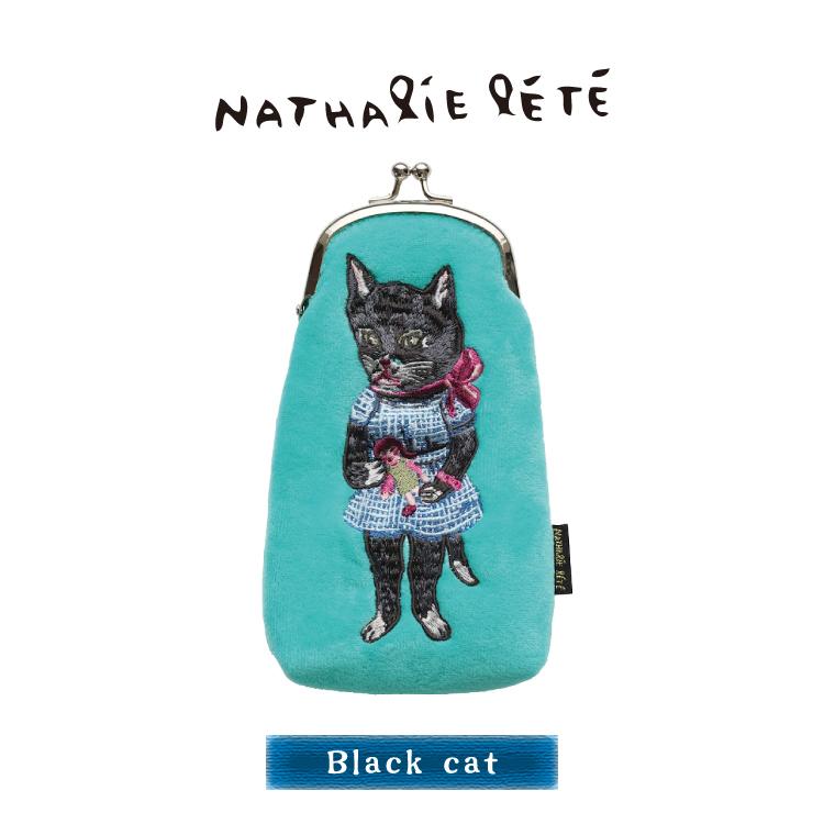 Nathalie Lete（ナタリーレテ） ロングパース 全8種 刺しゅう 猫 ペン 