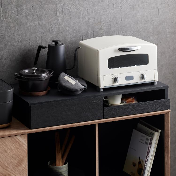 隙間収納 レンジ下 小物収納 / ルーデフト レンジ下トレー 全4色